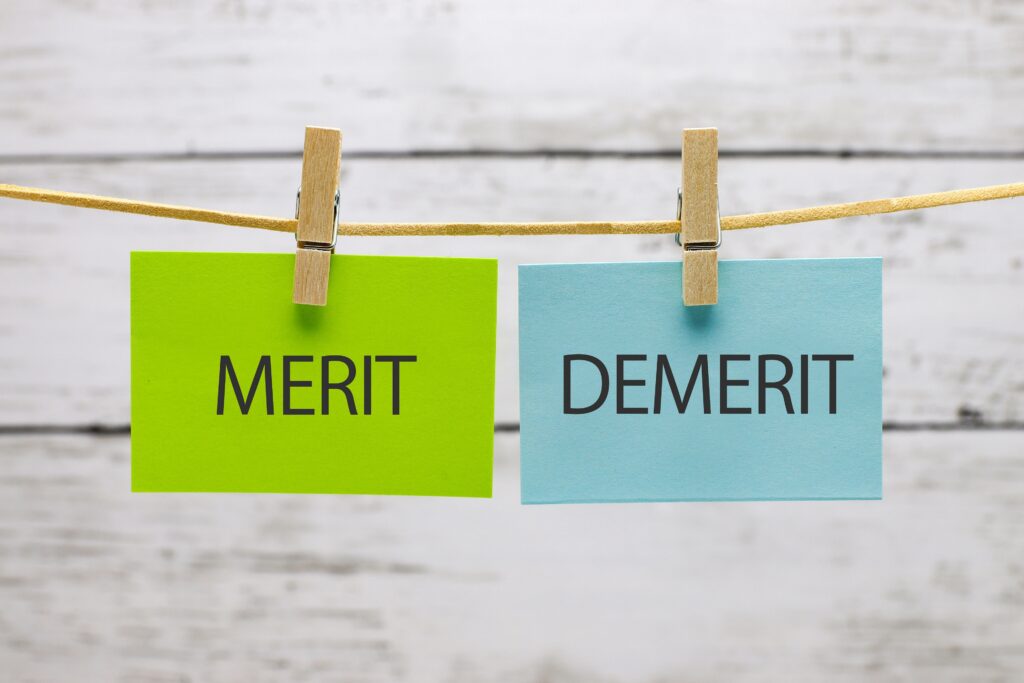 MERITとDEMERIT