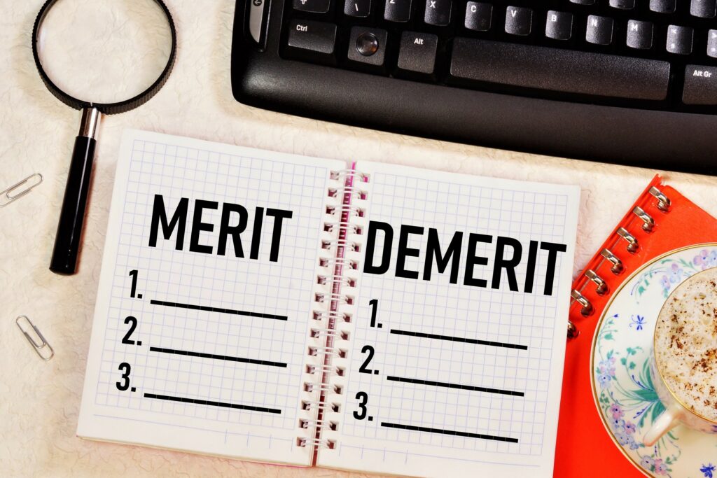 MERITとDEMERIT