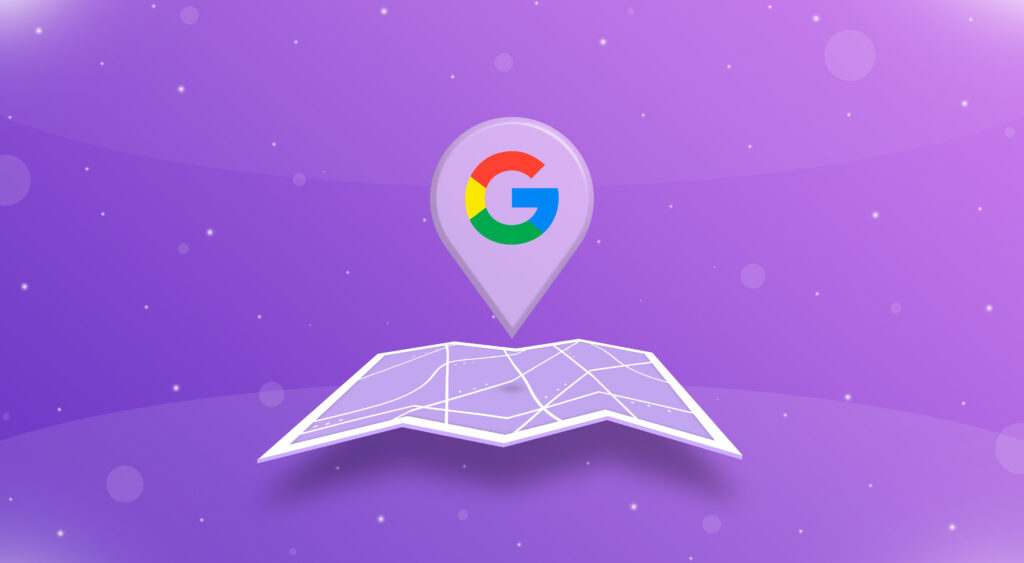 Google Mapのイラスト