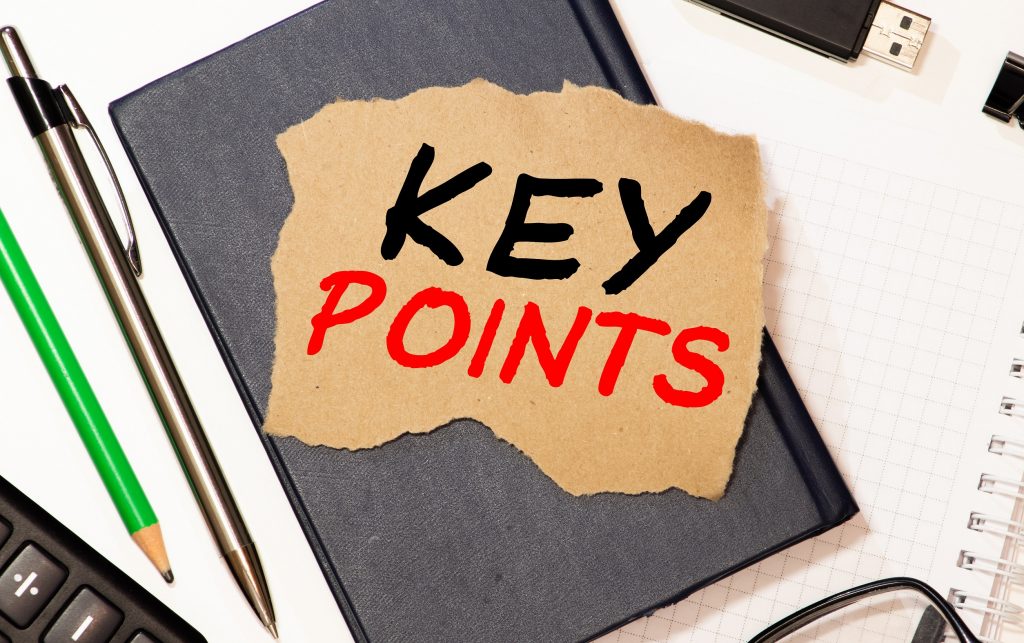 ノートとKEYPOINTS